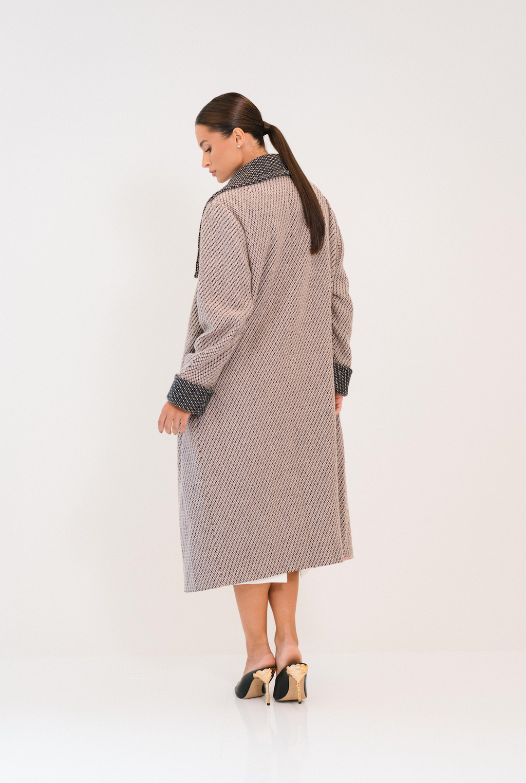 Casaco Longo Maxi Gola Gabrielle