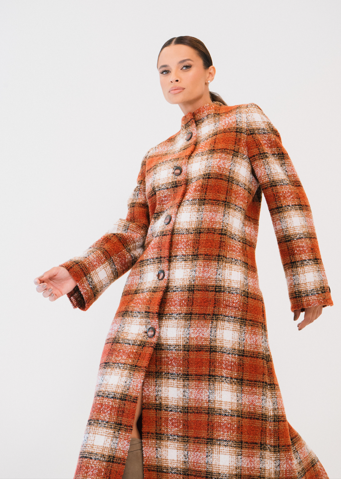 Casaco Longo Gola Redonda Gabrielle