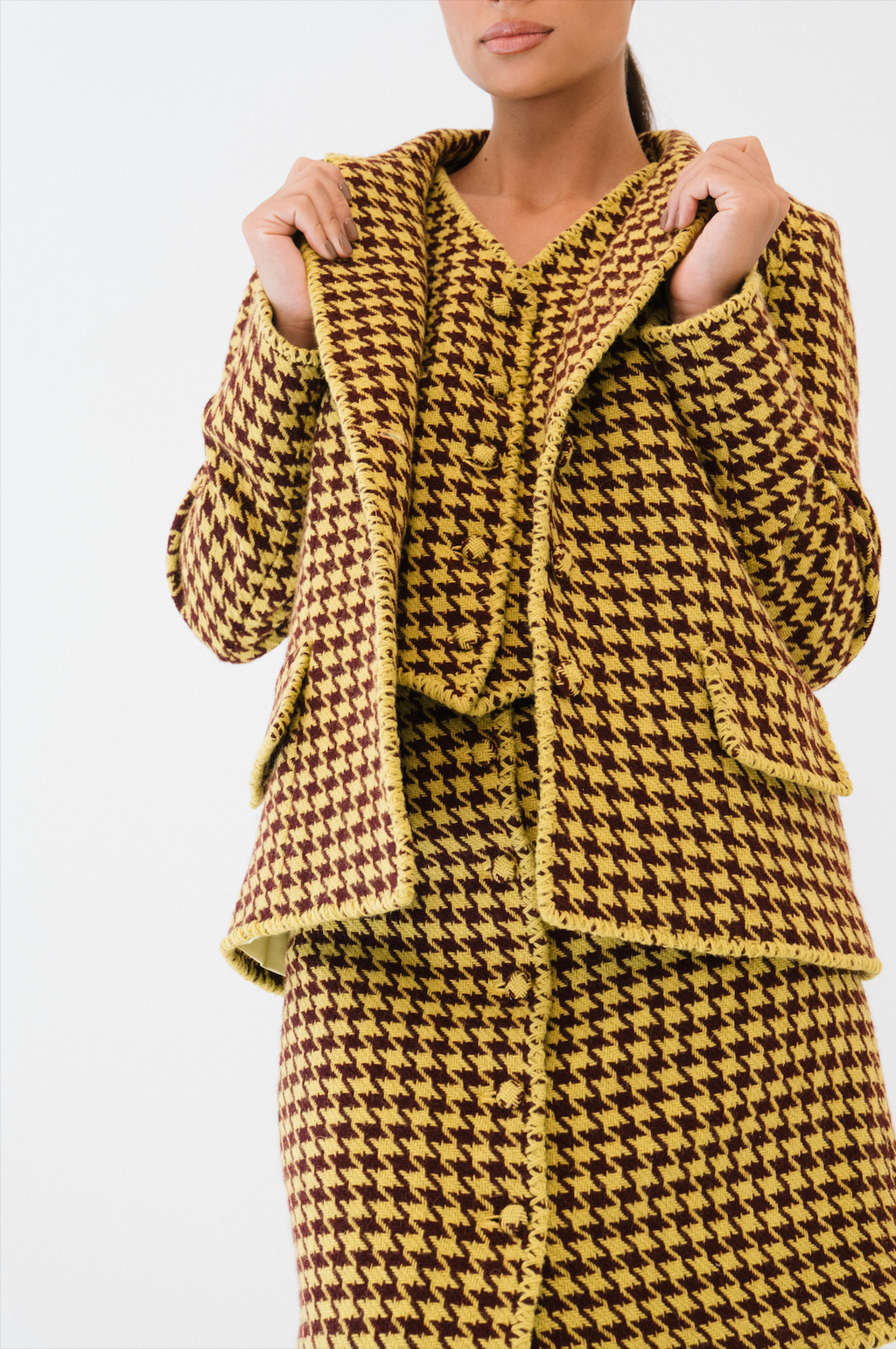 Blazer Pied de Poule Gabrielle