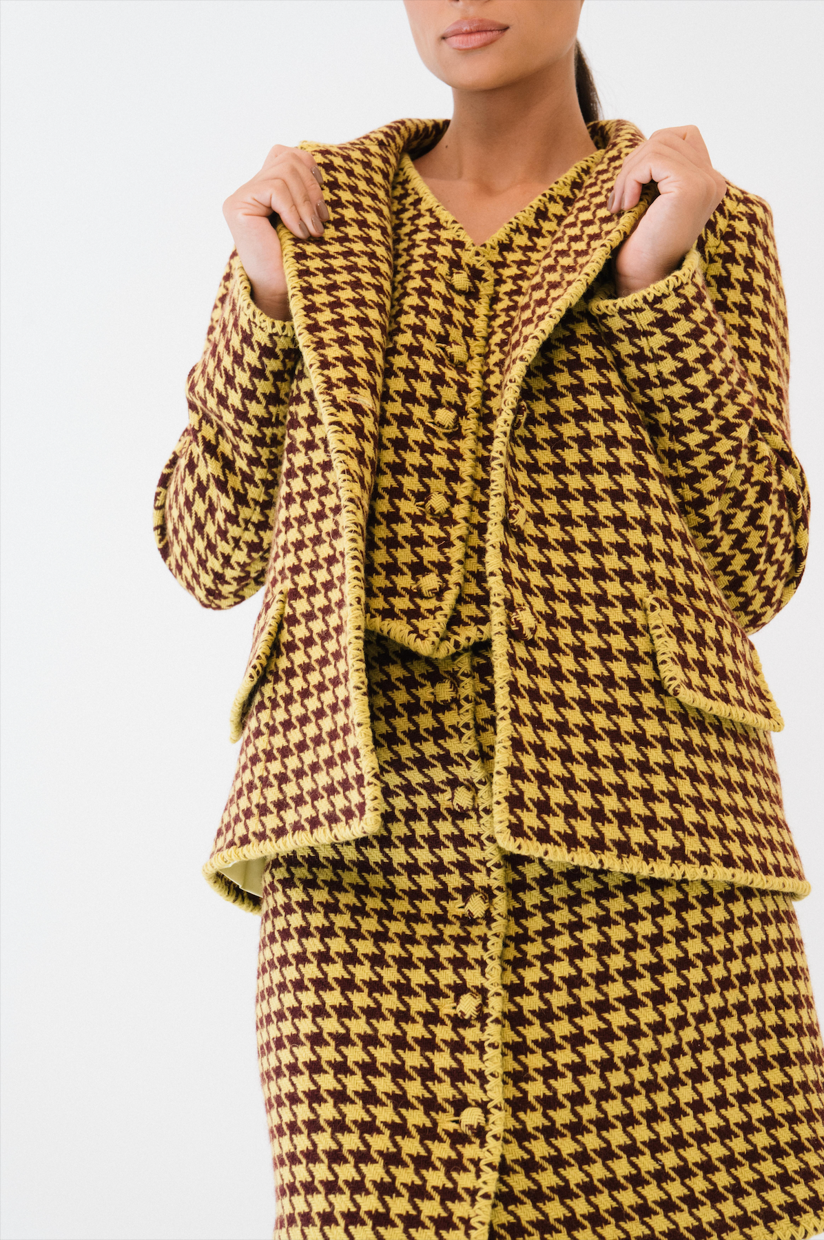 Blazer Pied de Poule Gabrielle