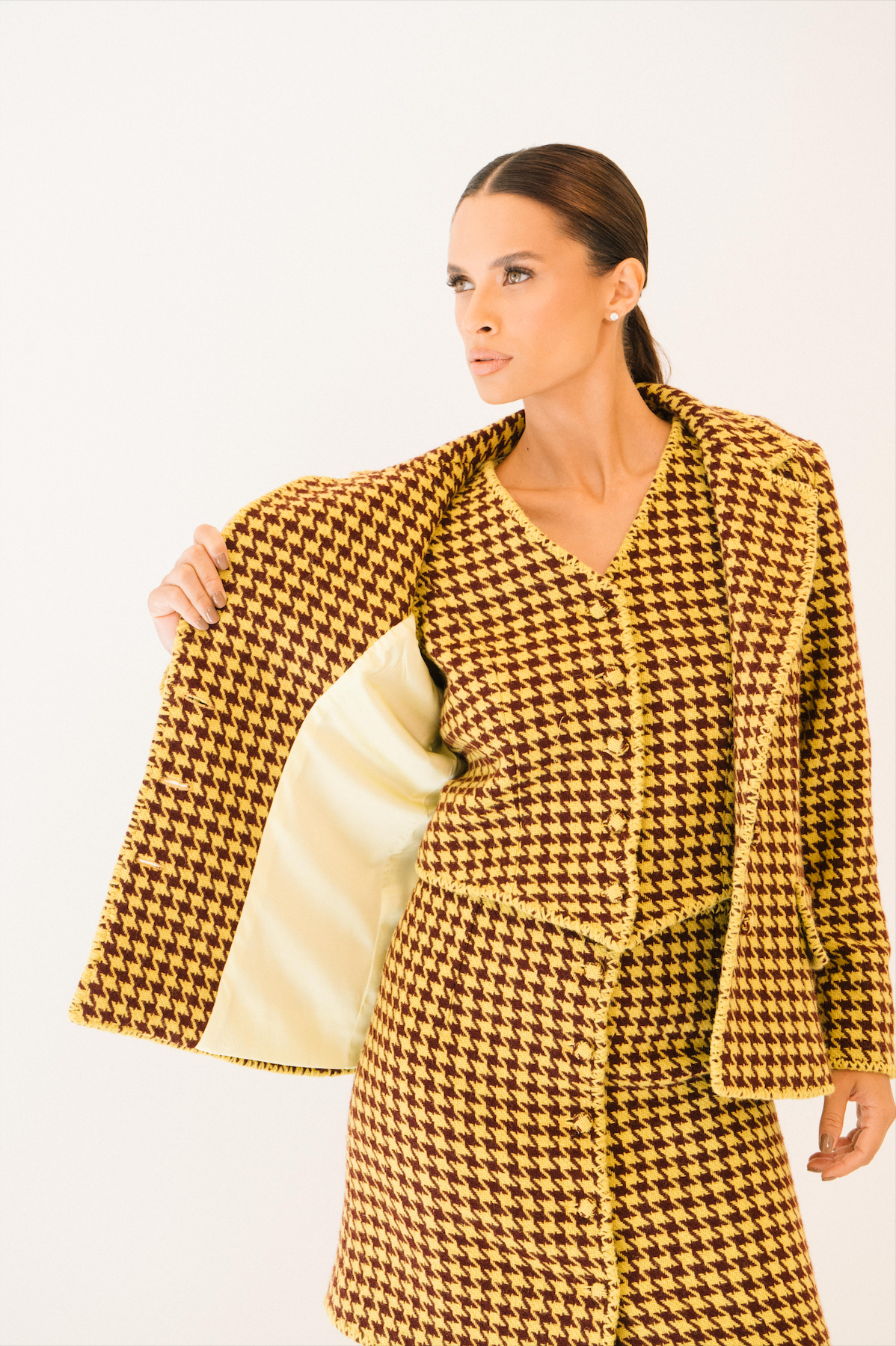 Blazer Pied de Poule Gabrielle