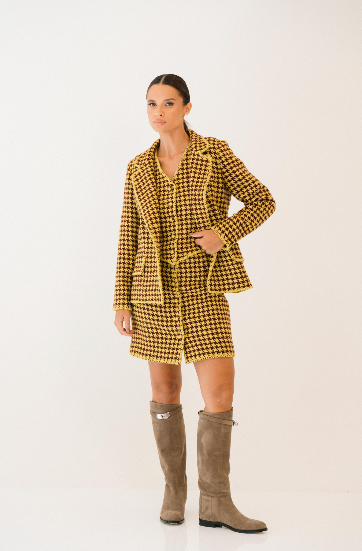 Blazer Pied de Poule Gabrielle