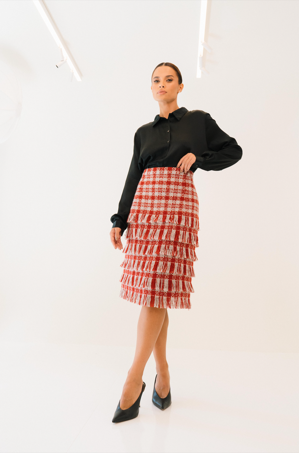 Saia Multi Franjas Gabrielle