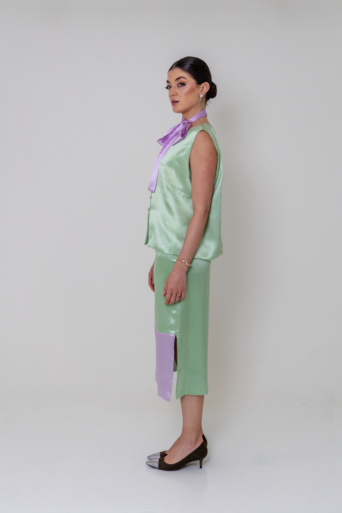 Colete Sofia Duplo em Seda