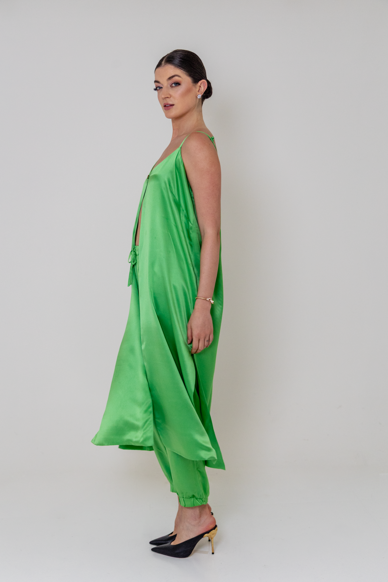 Blusa Alongada Sofia Dupla em Seda